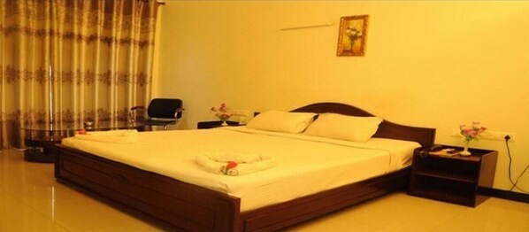 1 makuuhuone, yksilöllisesti sisustettu, yksilöllisesti kalustettu