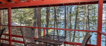 Home w/private dock & 100ft of private beach with incredible views - Echo Lake Escape