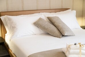 Standaard kamer | Lakens van Egyptisch katoen, luxe beddengoed, donzen dekbedden