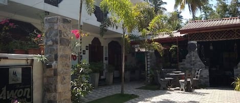 Overnatningsstedets facade