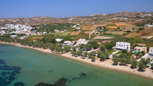 Aerial view - Nikos Sea view apts Milos (Milos)