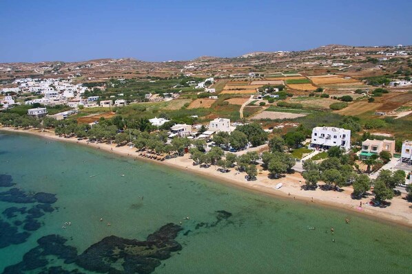 Aerial view - Nikos Sea view apts Milos (Milos)