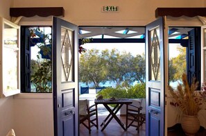 Apartment, 2 Bedrooms, Sea View | View from room - Nikos Sea view apts Milos (Milos)