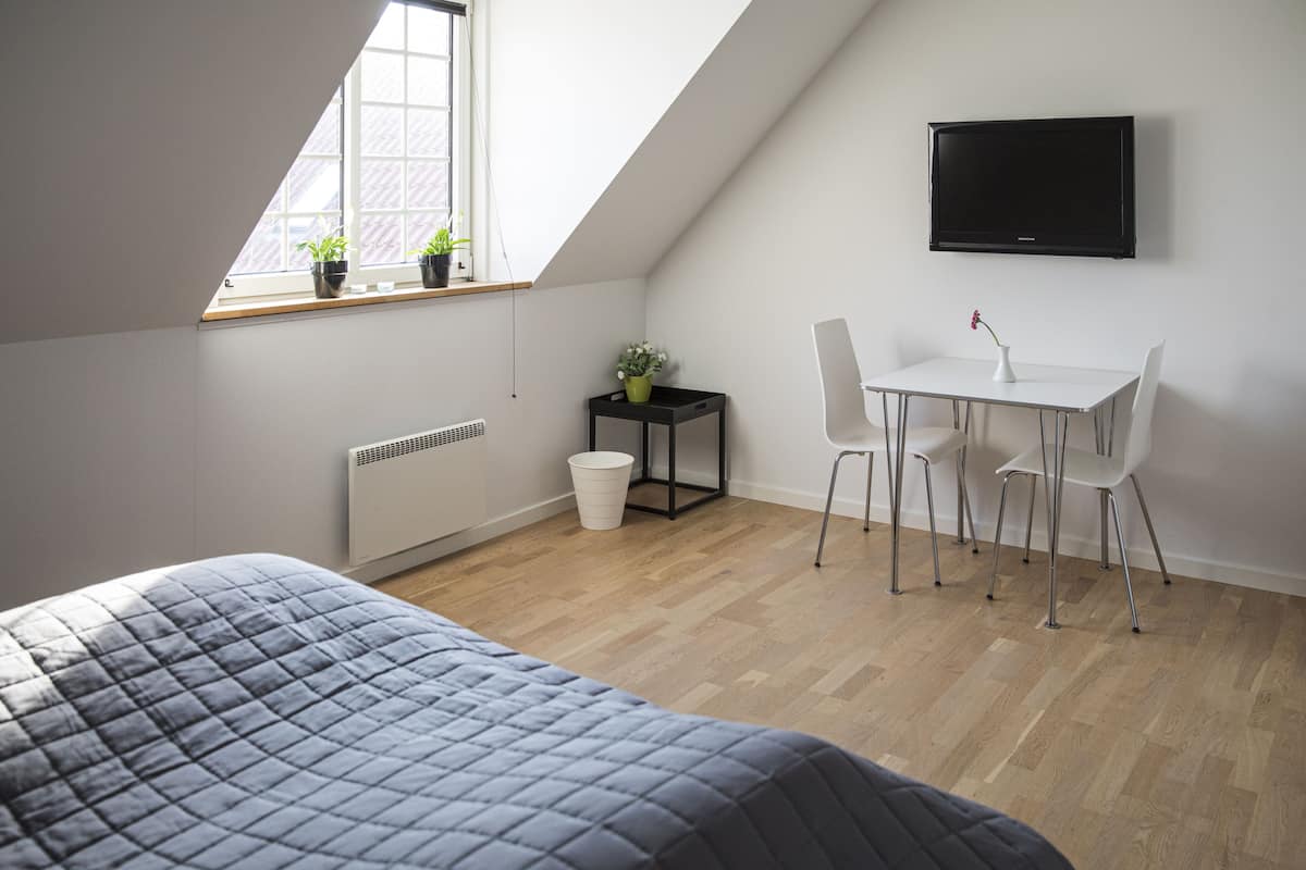 Basic-dobbeltværelse - fælles badeværelse | 1 soveværelse, strygejern/strygebræt, gratis Wi-Fi, sengetøj