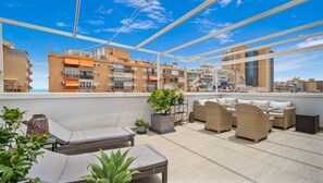Outdoor dining - Penthouse close to the beach in Los Boliches (Fuengirola)