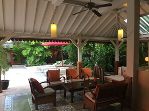 Villa, 3 Bedrooms | Living room | LCD TV - Villa Hangat (Seminyak)