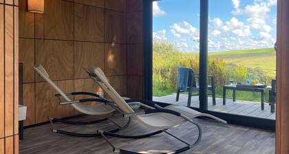 Characterful property with 5 acres of land in the hills above Hebden Bridge