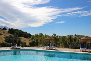 Ferienhaus, 2 Schlafzimmer, Raucher, Balkon | Pool