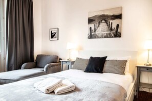 Comfort appartement | 2 slaapkamers, hypoallergeen beddengoed, individueel gedecoreerd