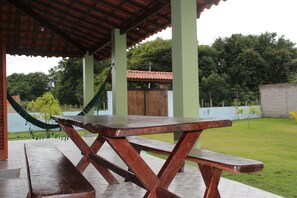 Opções para refeição ao ar livre