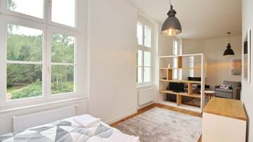 Studiosuite, 1 Schlafzimmer (Max de Luxe;Incl. 65 EUR Cleaning Fee) | Bettwäsche