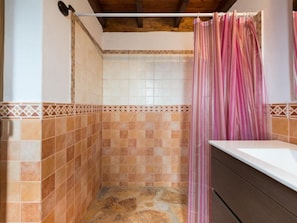Ferienhaus, 1 Schlafzimmer, Raucher, Terrasse | Badezimmerausstattung