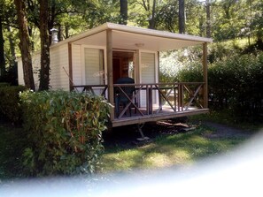 Terrace/patio - Mobile home with integrated terrace (ST JEAN DE VALERISCLE)