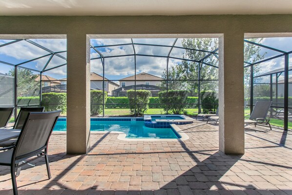 Indoor pool, outdoor pool