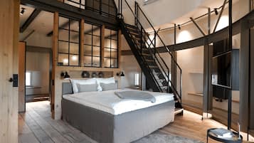 Doppia Deluxe (XL) | 1 camera, biancheria da letto di alta qualità, una cassaforte in camera
