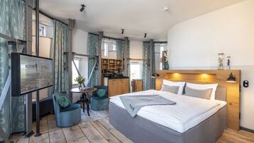 Habitación doble Deluxe (Weitblick) | 1 habitación y ropa de cama de alta calidad