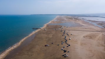 Beach nearby, sun-loungers