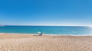 Vlak bij het strand