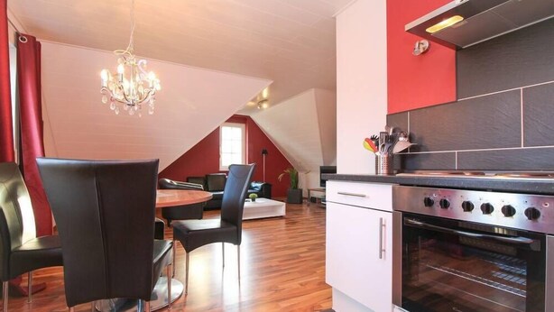 อพาร์ทเมนท์, 2 ห้องนอน (Apartment Kunsleben OG) | ครัวส่วนตัว | เครื่องชงกาแฟ/ชา, ตู้เย็น, ไมโครเวฟ, เตาอบ