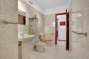 Villa, 2 Bedrooms, Smoking, Private Pool | Bathroom | Hair dryer, bidet, towels