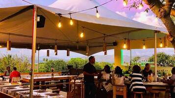 Udendørs spisemuligheder