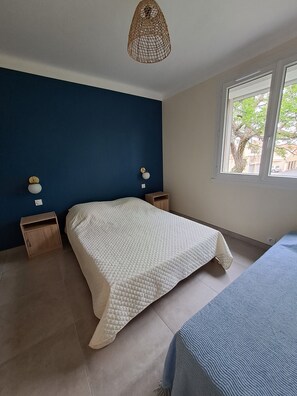 2 chambres, fer et planche Ă repasser, Wi-Fi gratuit