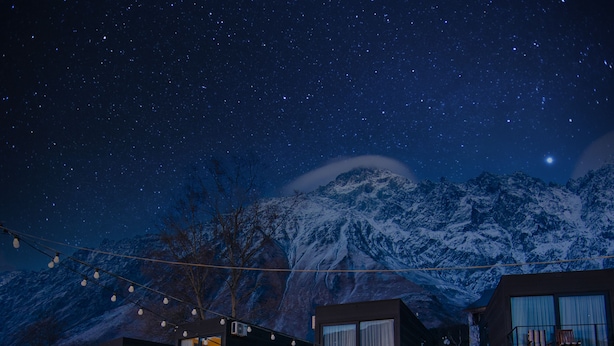 Vue sur les montagnes