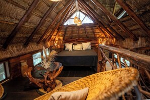 Double design cabin ( Shama ) - ANAND Ecoaldea (Leona Vicario)