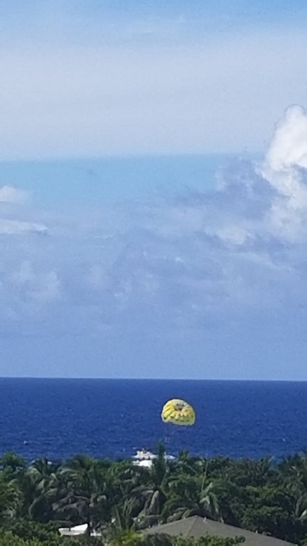 Blick von der Unterkunft