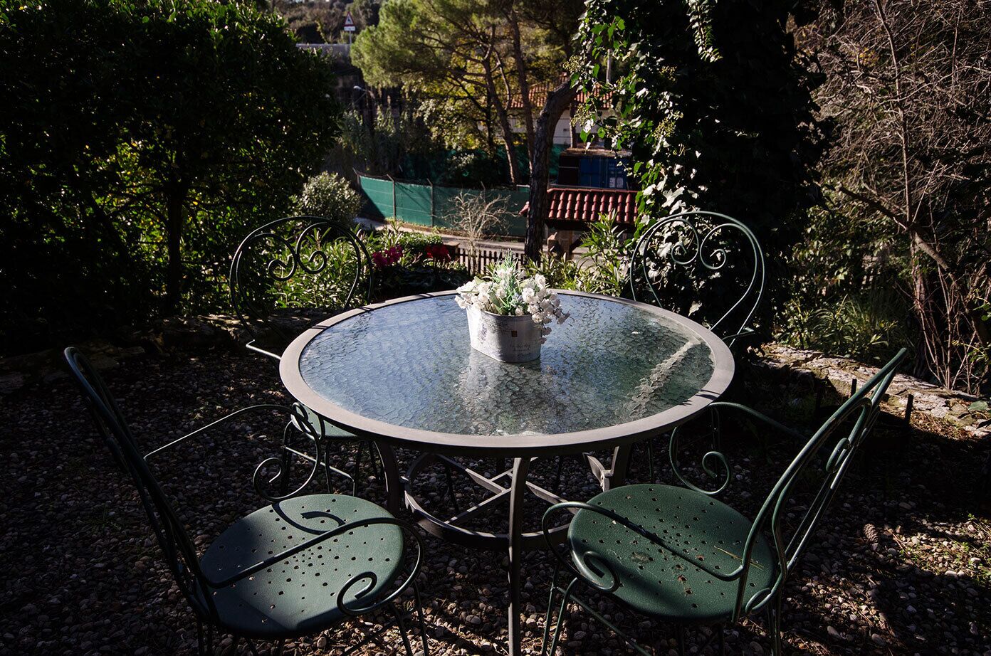 Habitación, 1 habitación, fumadores, piscina privada | Restaurante al aire libre