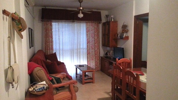 Flat-screen TV - Apartamento Tranquilo, Cerca De La Playa (Sanlucar de Barrameda)