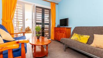 Apartment, 1 Bedroom, Accessible, Smoking | Living area