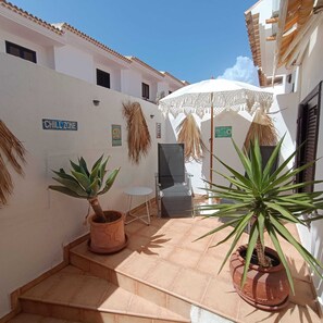 House, 2 Bedrooms, Patio | Terrace/patio - Holiday House With Pool in the South of Tenerife (Arona)