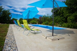 Outdoor pool - Apartment Napoleon (Zminj)