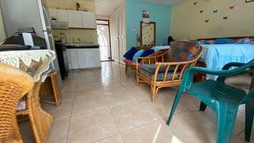 Apartment, 1 Queen Bed | 1 bedroom, iron/ironing board, free WiFi, bed sheets