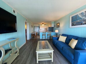 Villa, 2 Bedrooms, Ocean Front | Living room