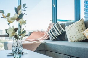Living room - Luxury 2bed2bath APT @opaltower +view (Sydney Olympic Park)