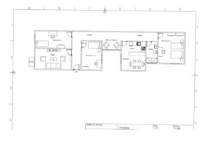 Apartamento, 3 habitaciones, accesible para personas con discapacidad, fumadores | Baño | Artículos de higiene personal gratuitos, secador de pelo y toallas