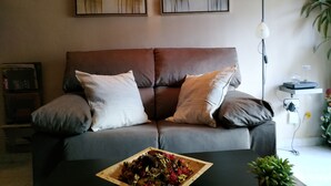 Living room - Cozy Apartment Near the Center 1-4 pp (Salamanca)