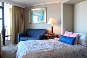 Appart'hôtel, 1 chambre, vue océan | 1 chambre, décoration personnalisée, ameublement personnalisé