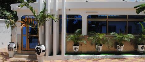 Entrada de la propiedad