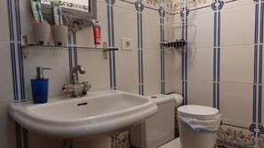 Apartment, 1 Bedroom, Smoking, Patio | Bathroom | Hair dryer, towels - Mediterranean Holiday Home With Small Patio-terrace (Icod de los Vinos)