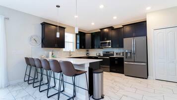House, Multiple Beds (1520 FD 6BR Luxury Villa Pool, Game R) | Private kitchen | Oven, dishwasher, cookware/dishes/utensils, dining tables