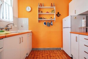 Bungalow, 1 Schlafzimmer, Balkon, Gartenblick | Eigene Küche