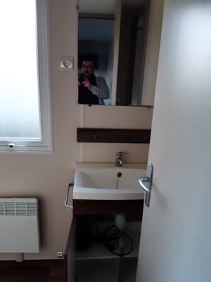 Shower, hair dryer