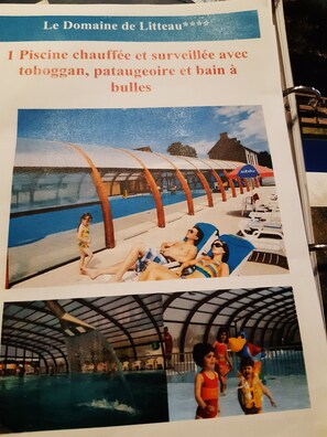 Piscine couverte, piscine chauffée