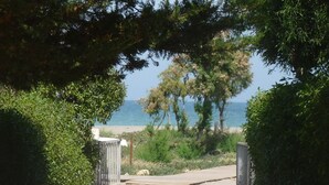 Appartement, 2 chambres, terrasse, vue jardin | Plage