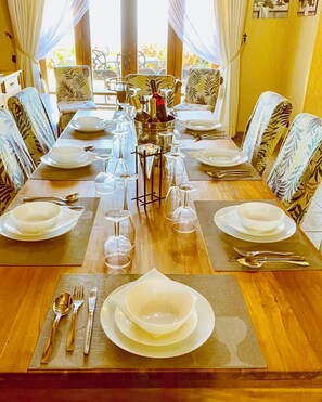 Villa, 5 Schlafzimmer, barrierefrei, Raucher | Esszimmer