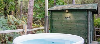 Escape to our secluded woodland yurt for ultimate off-grid relaxation.