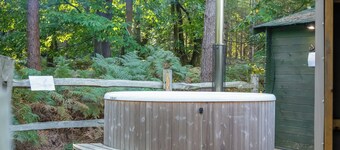 Escape to our secluded woodland yurt for ultimate off-grid relaxation.